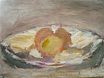 Peaches on White Plate #2