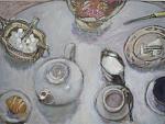 Tea Table, Plate, Biscuits